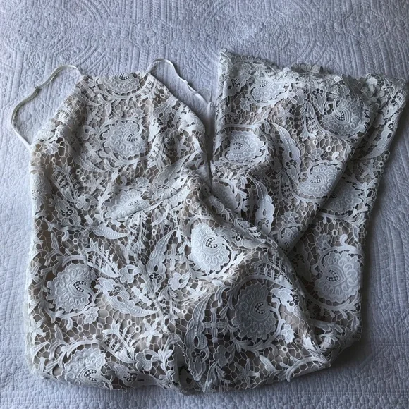 Stone Cold Fox White Lace Jumpsuit - Picture 6 of 7